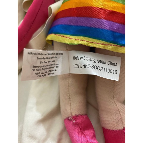 Betty Boop 2011 Valentines “Rainbow” Doll by Sugar Loaf. 16’ NWT - Picture 8 of 8